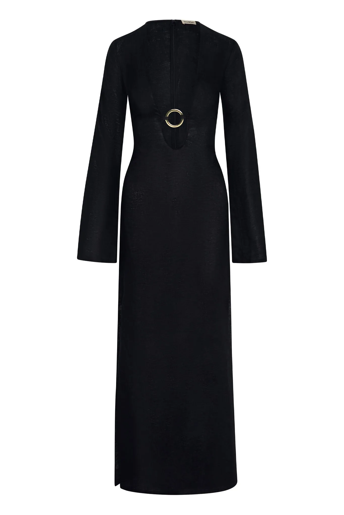 Montego Dress - Black Linen Monday Swimwear