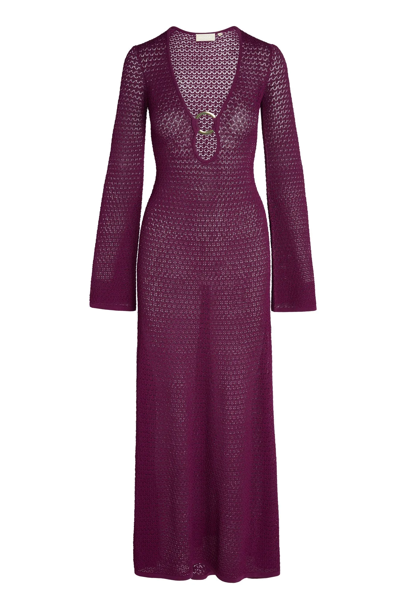 Montego Dress - Eggplant Lace Crochet Monday Swimwear