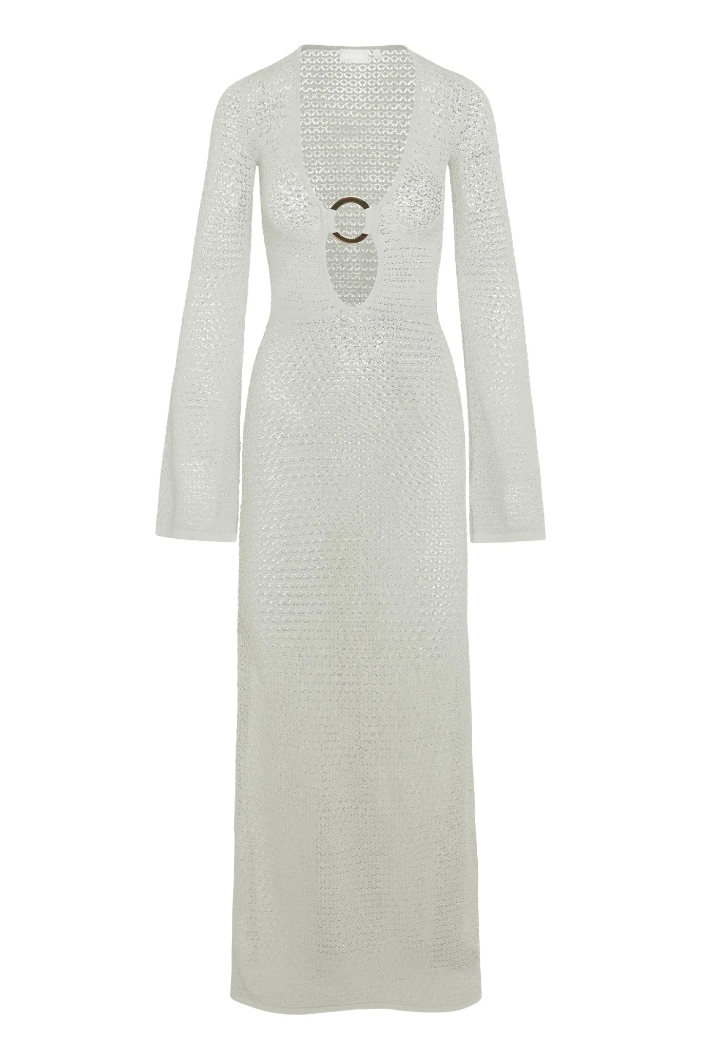 Montego Dress - Ivory Lurex Lace Crochet Monday Swimwear