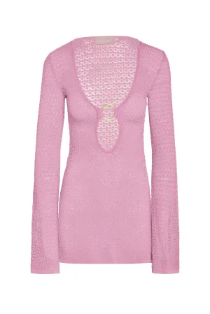 Montego Mini Dress - Cherry Blossom Lace Crochet Monday Swimwear