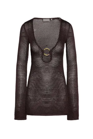 Montego Mini Dress - Espresso Treble Knit Monday Swimwear