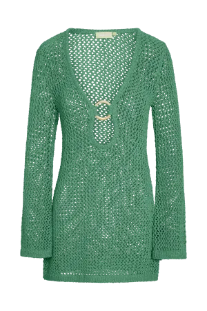 Montego Mini Dress - Pond Petit Crochet Monday Swimwear