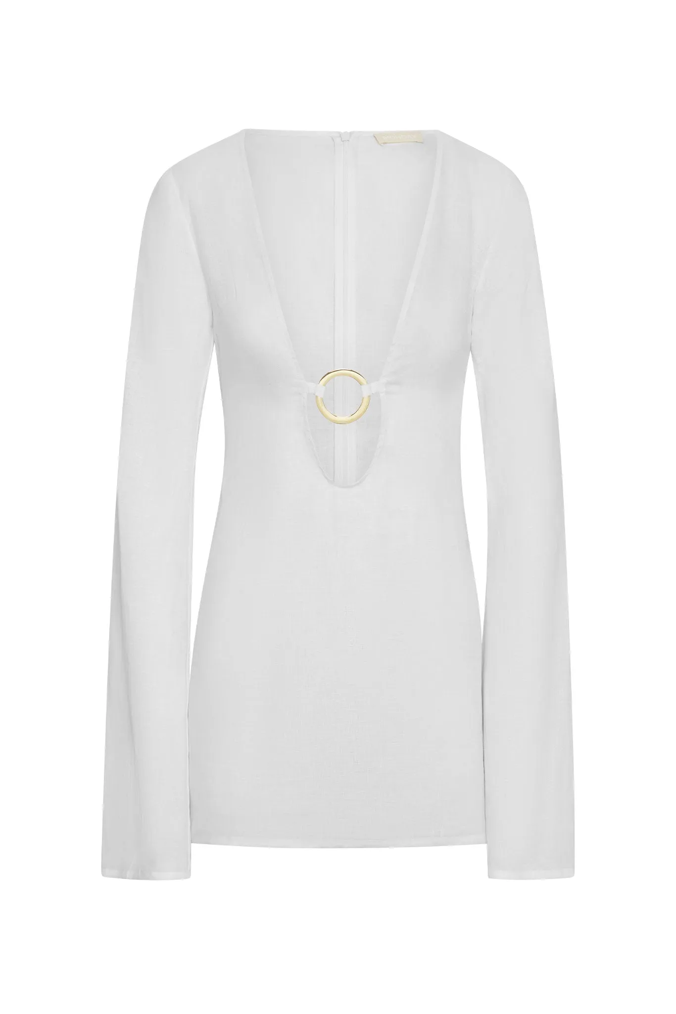 Montego Mini Dress - White Linen Monday Swimwear