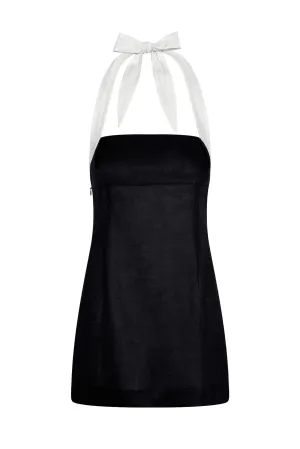 Montserrat Mini Dress - Black/White Monday Swimwear