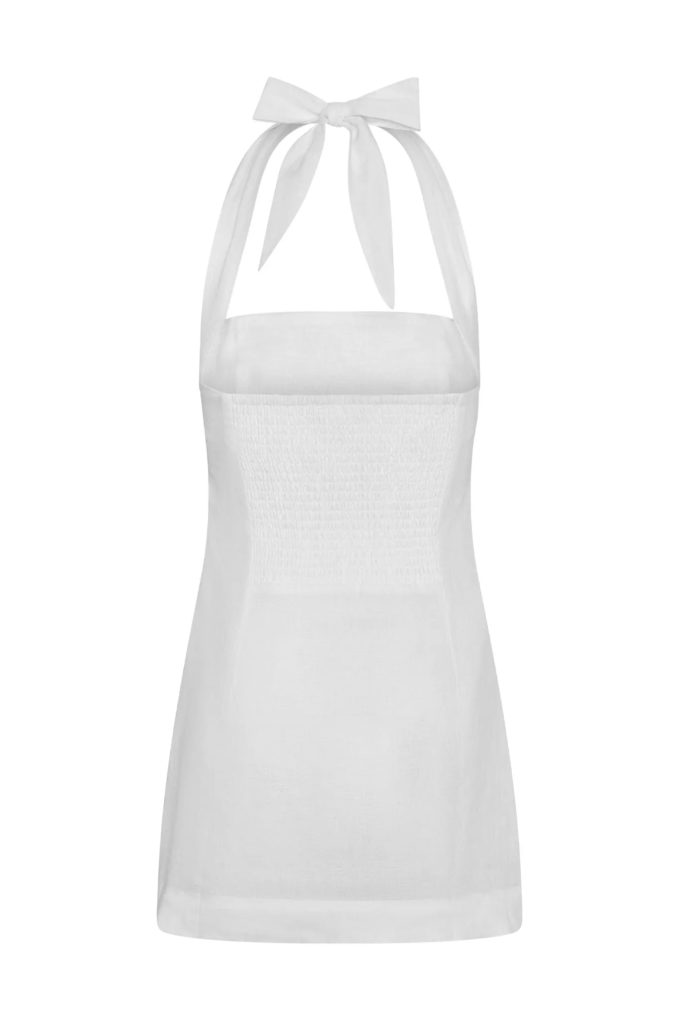Montserrat Mini Dress - White Linen Monday Swimwear