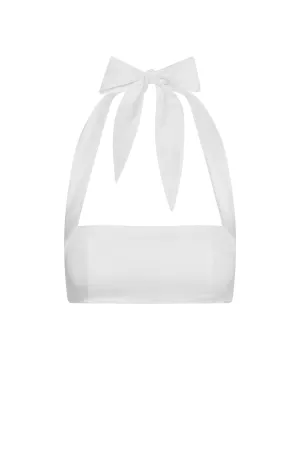 Montserrat Top - White Linen Monday Swimwear