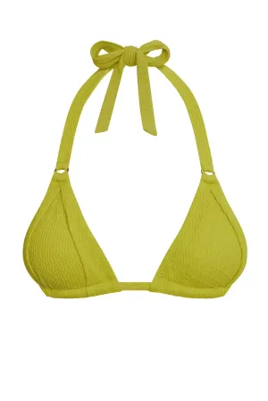 Morocco Top - Chartreuse Summer Plaid Monday Swimwear