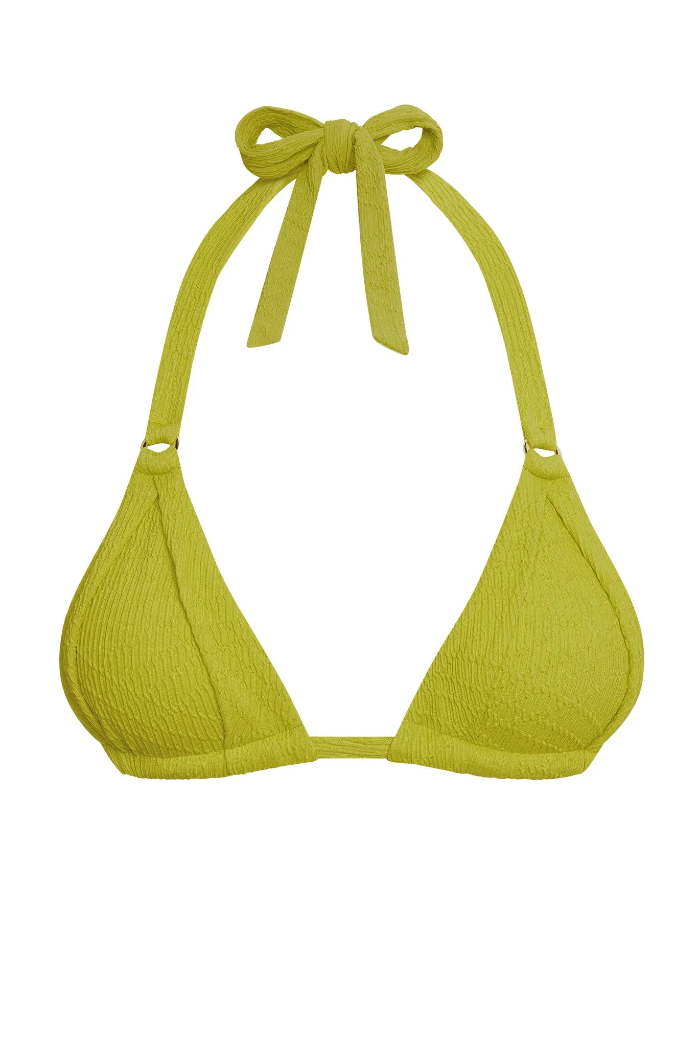 Morocco Top - Chartreuse Summer Plaid Monday Swimwear