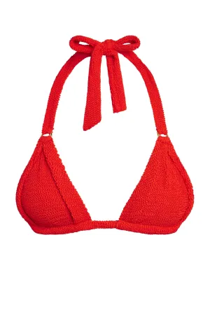 Morocco Top - Chili Pepper Crinkle Monday Swimwear