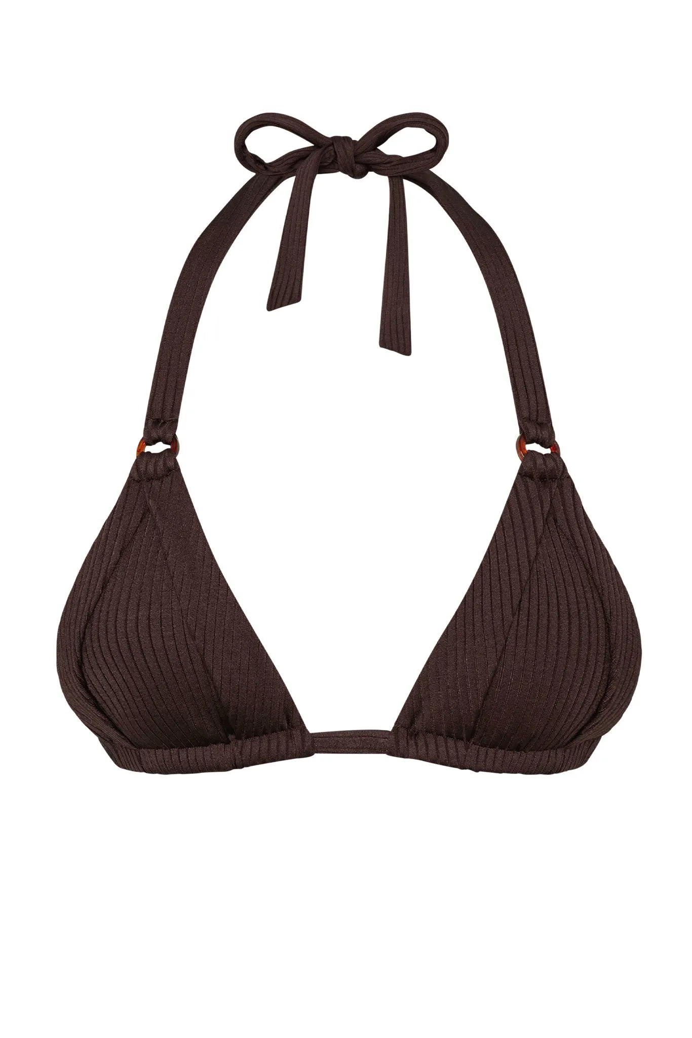 Morocco Top - Espresso Wide Rib Monday Swimwear