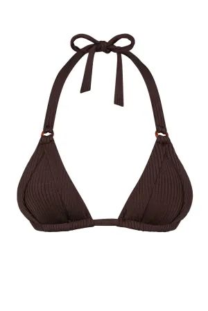 Morocco Top - Espresso Wide Rib Monday Swimwear