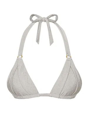 Morocco Top - Soft Silver Shimmer Monday Swimwear
