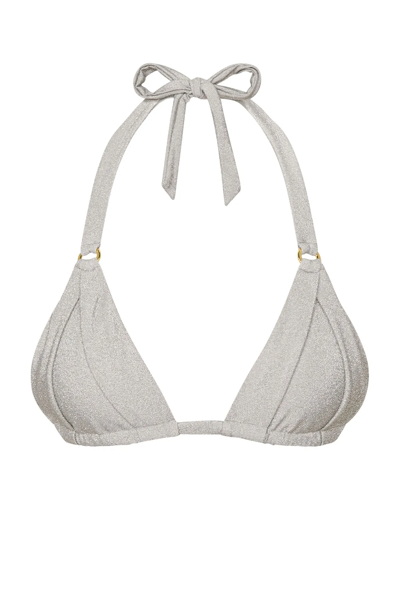Morocco Top - Soft Silver Shimmer Monday Swimwear