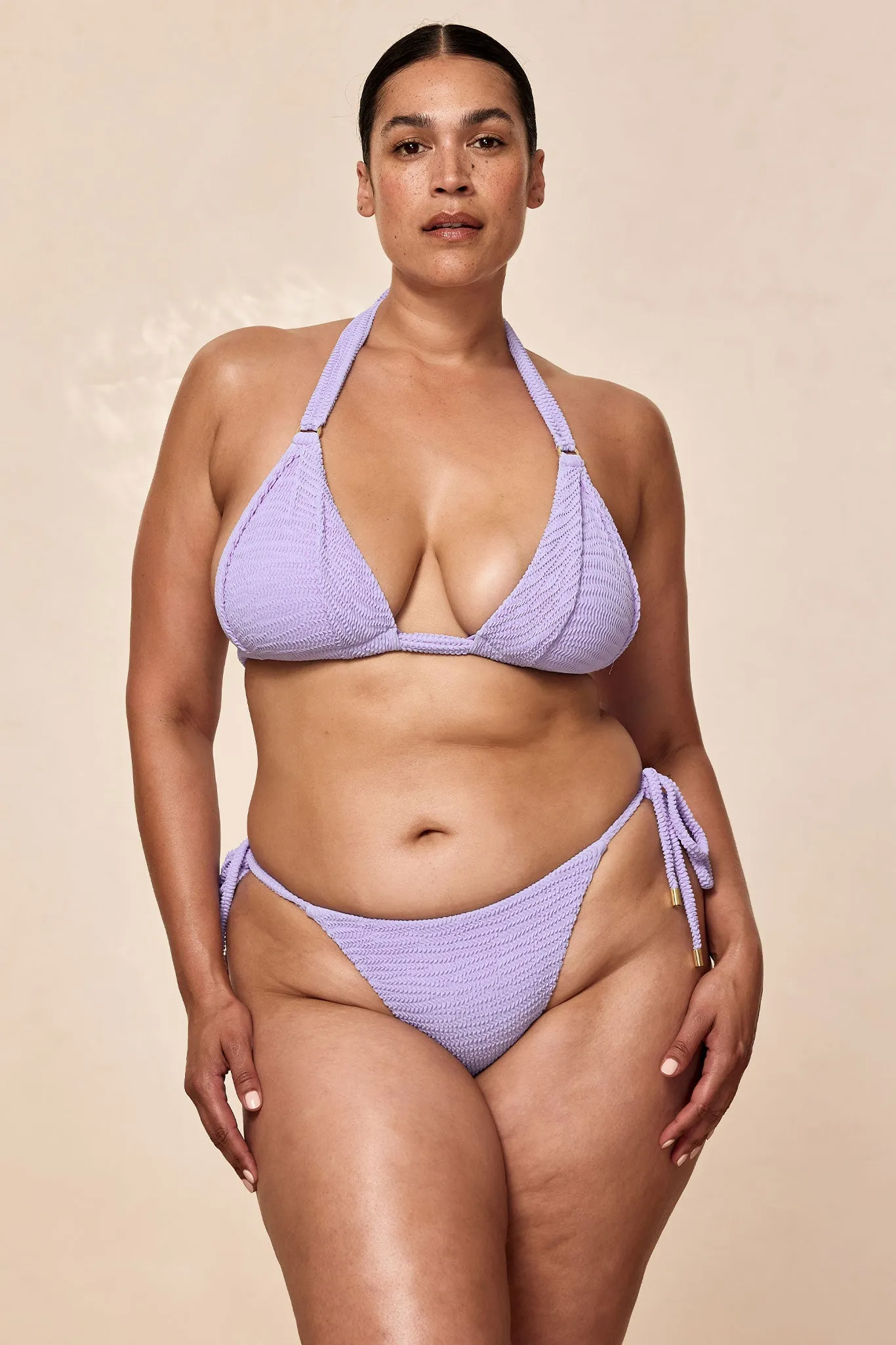Morocco Top - Wisteria Crinkle Monday Swimwear