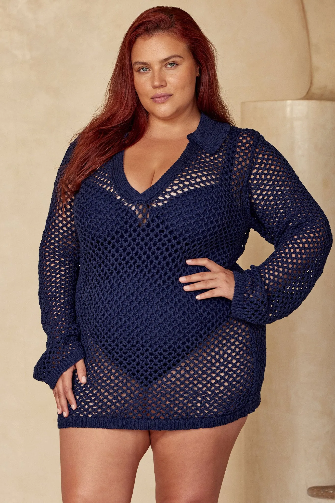 Newport Dress - Midnight Crochet Monday Swimwear