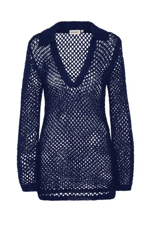 Newport Dress - Midnight Crochet Monday Swimwear
