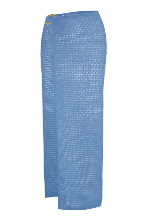 Palermo Skirt - Azure Lace Crochet Monday Swimwear