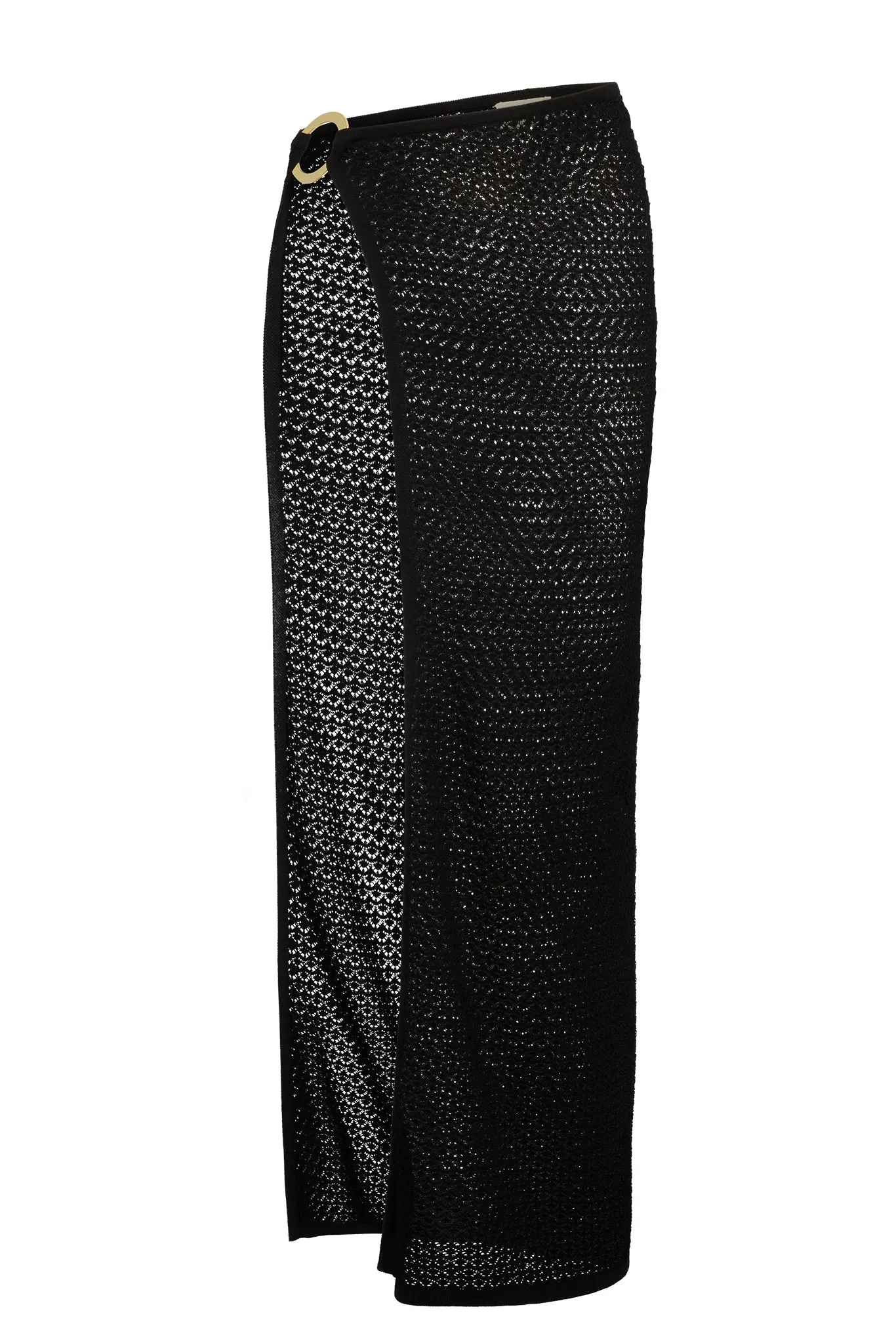 Palermo Skirt - Black Lace Crochet Monday Swimwear