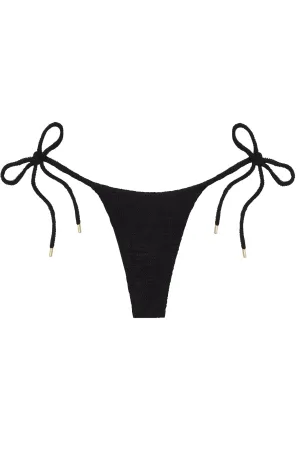 Palma Bottom - Black Crinkle Monday Swimwear