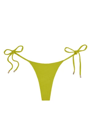 Palma Bottom - Chartreuse Summer Plaid Monday Swimwear