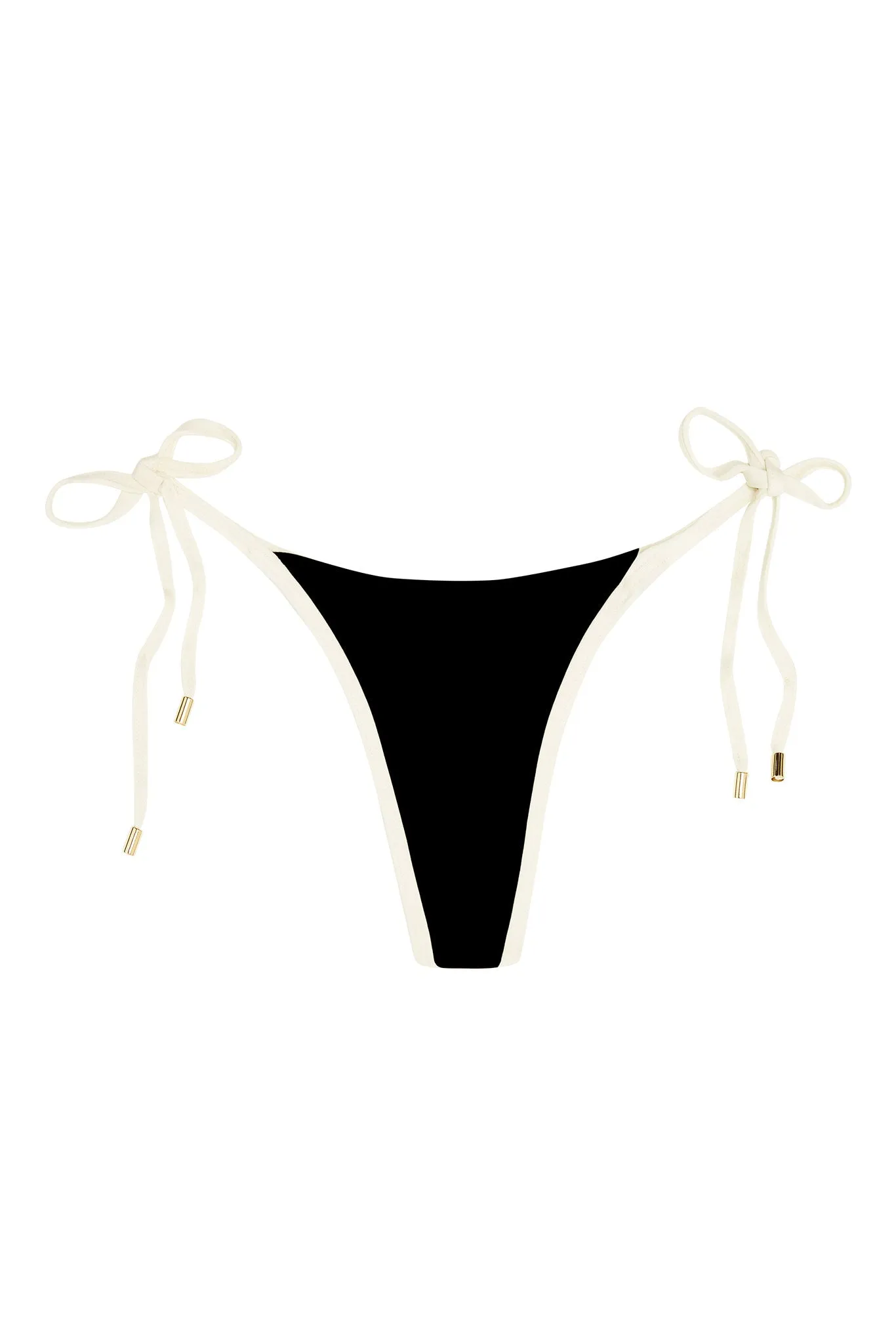 Palma Thong - Black/Ivory Monday Swimwear