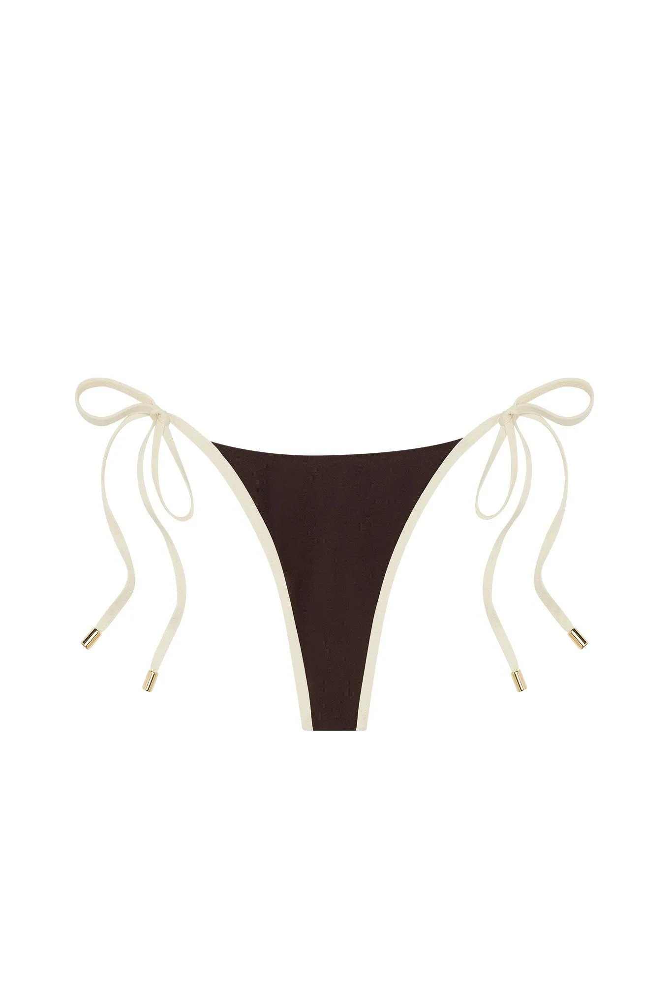 Palma Thong - Espresso/Ivory Monday Swimwear