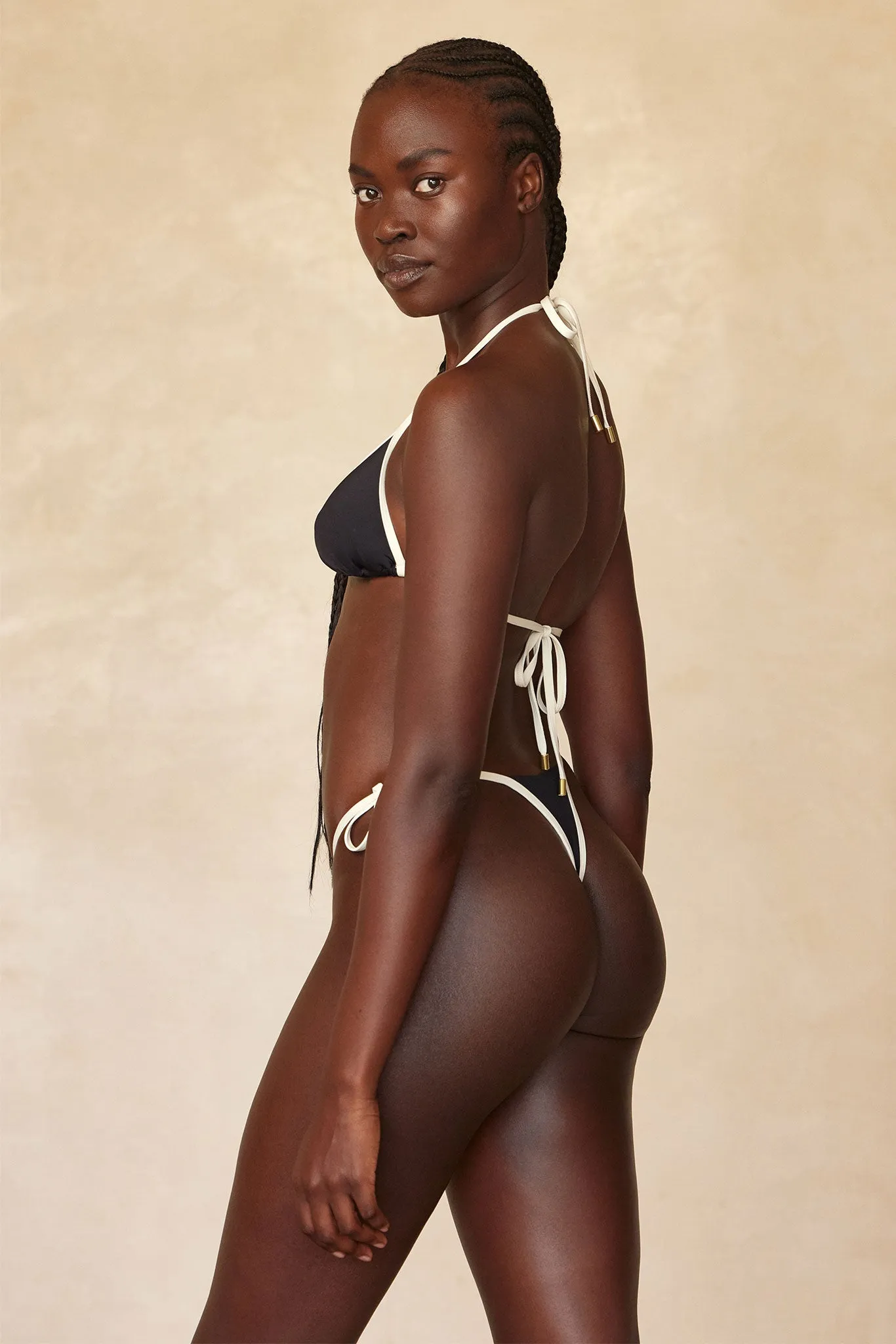 Palma Top - Black/Ivory Monday Swimwear