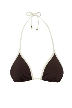 Palma Top - Espresso/Ivory Monday Swimwear