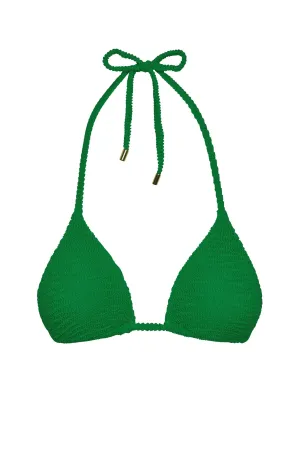 Palma Top - Palm Green Crinkle Monday Swimwear
