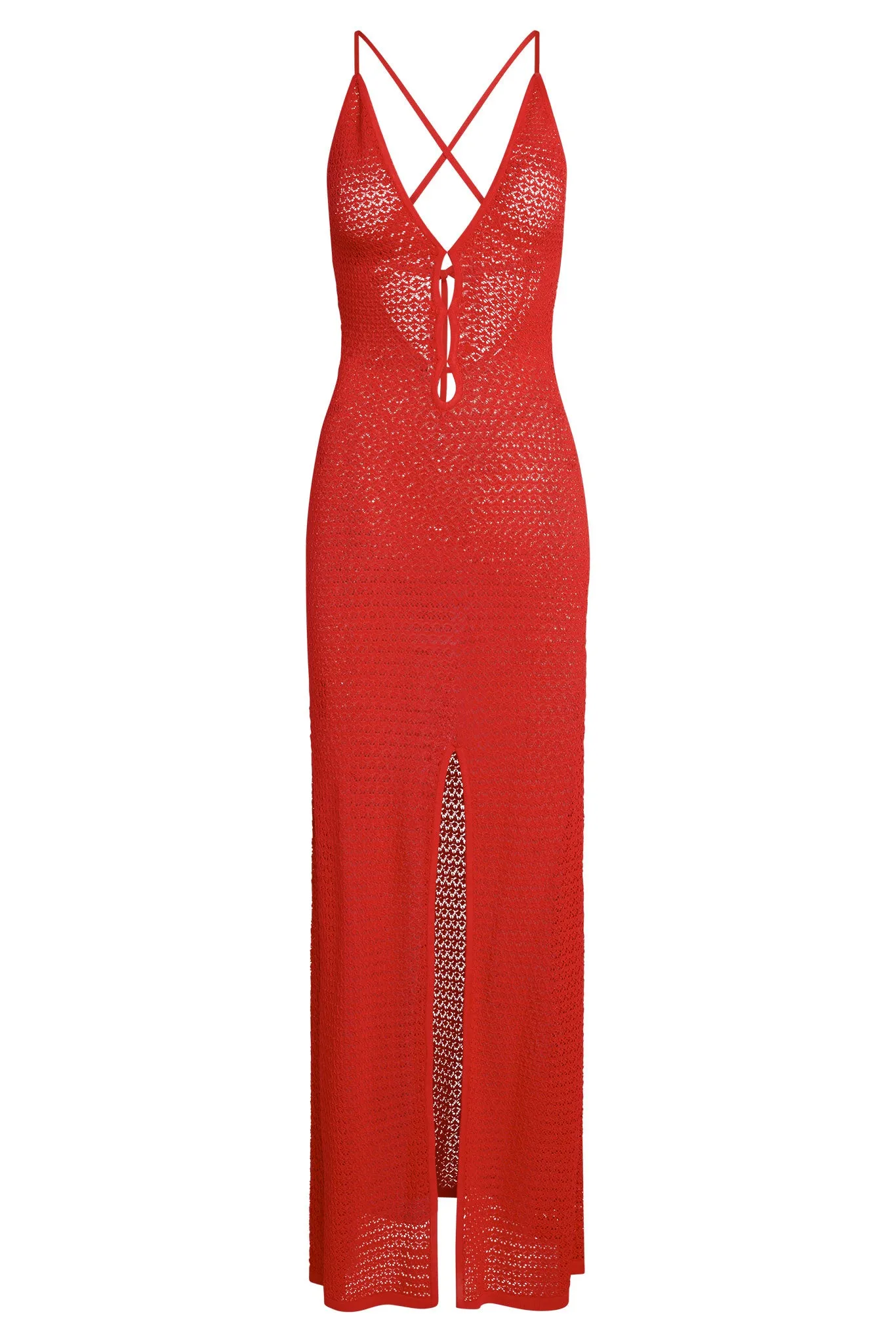 Ramatuelle Dress - Chili Pepper Lace Crochet Monday Swimwear