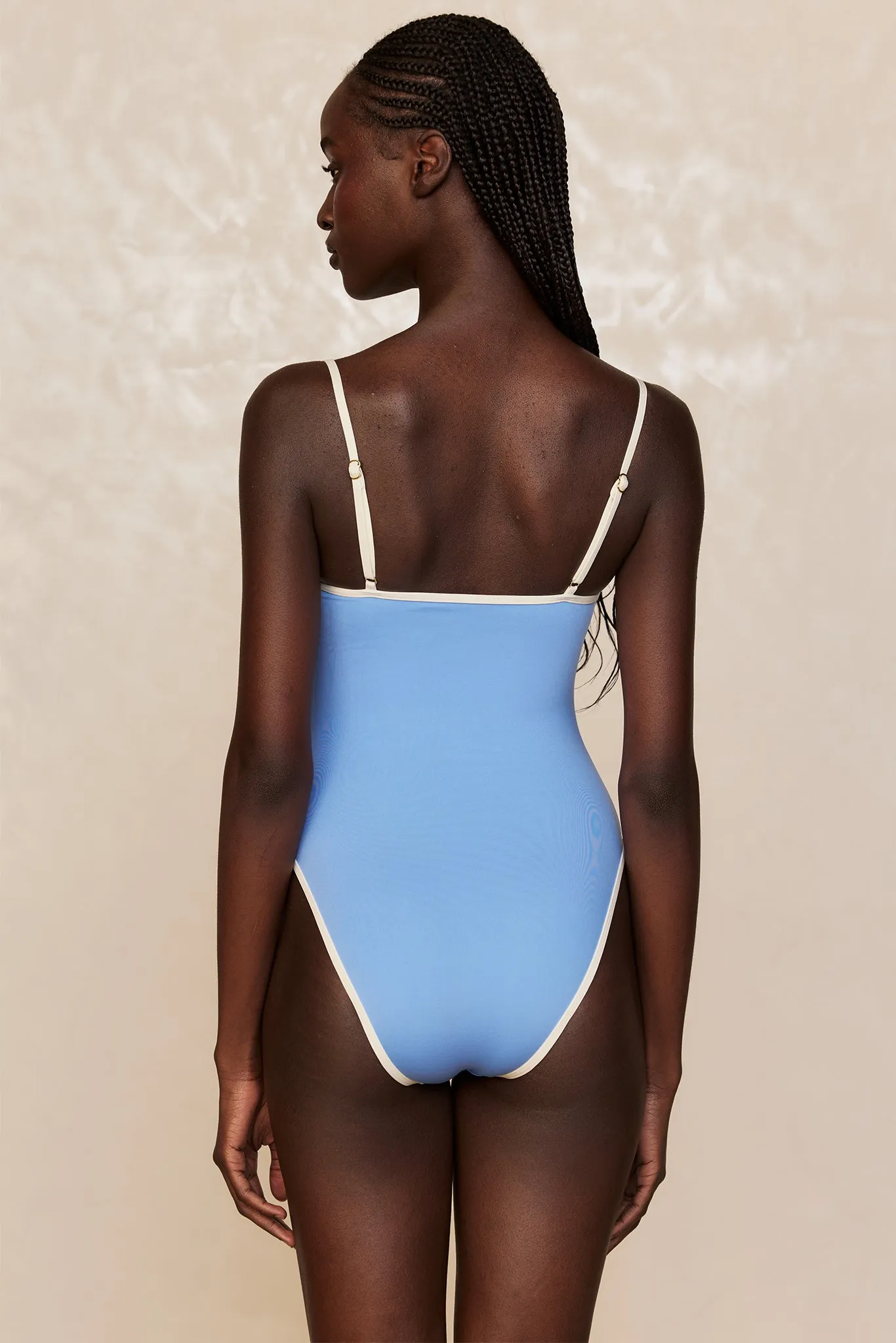 Ravello One Piece - Azure/Ivory Monday Swimwear