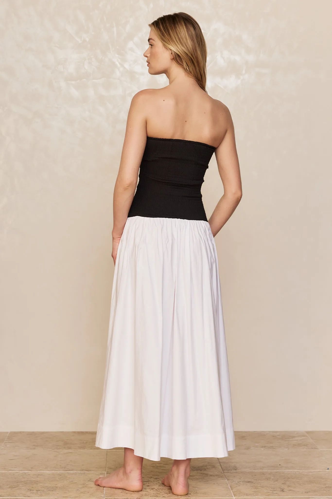 Rio Dress - White/Black Monday Swimwear