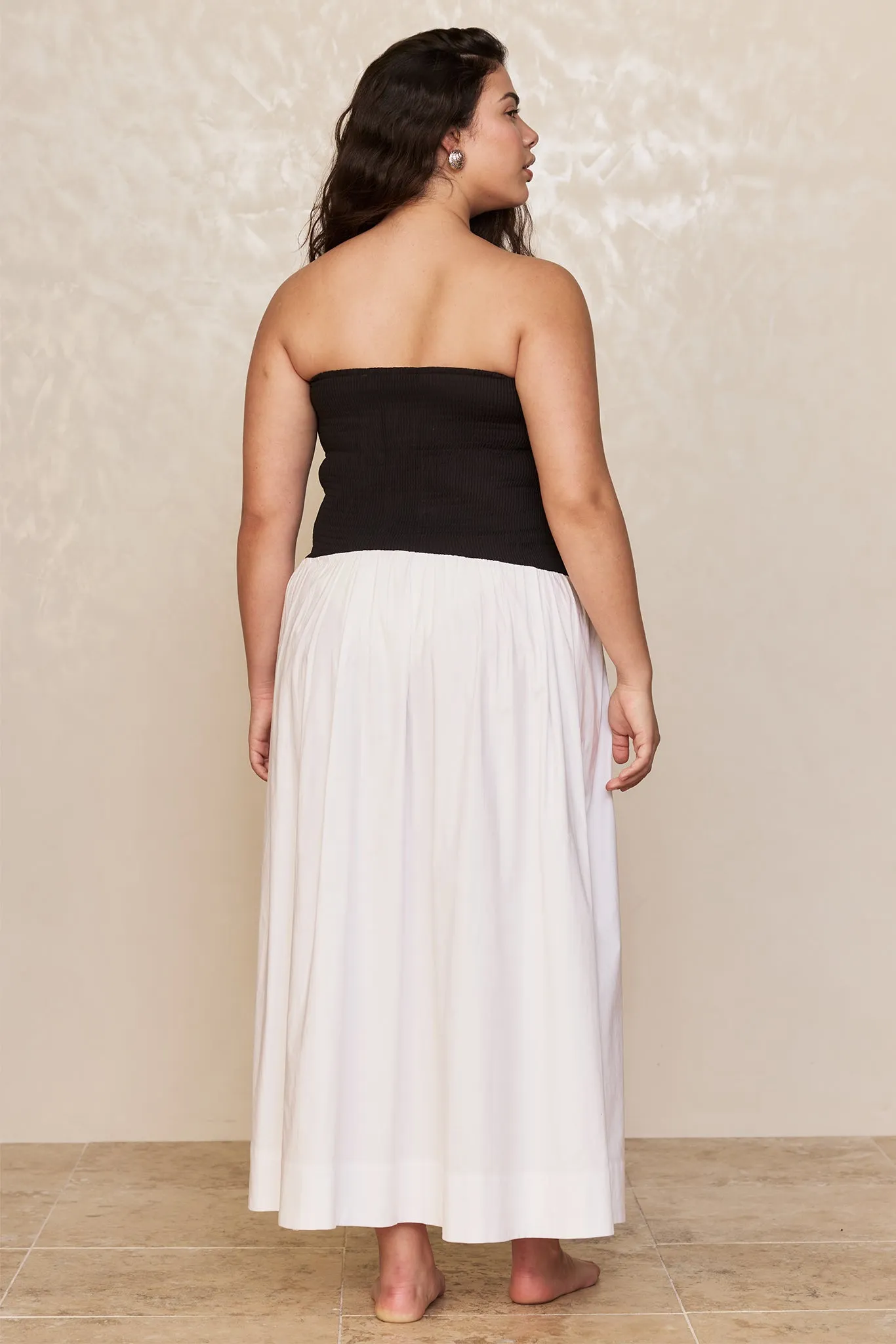 Rio Dress - White/Black Monday Swimwear