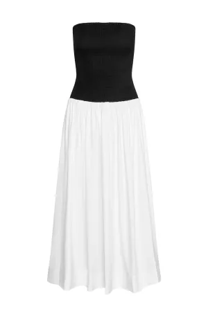 Rio Dress - White/Black Monday Swimwear