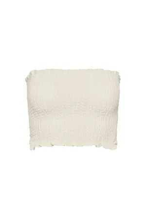 Rio Top - Ivory Crinkle Linen Monday Swimwear