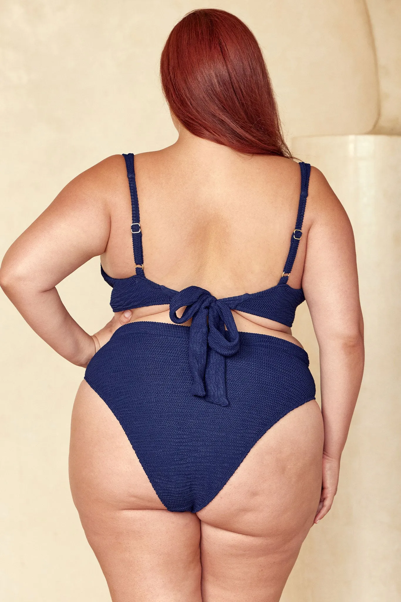Riviera Bottom - Midnight Crinkle Monday Swimwear