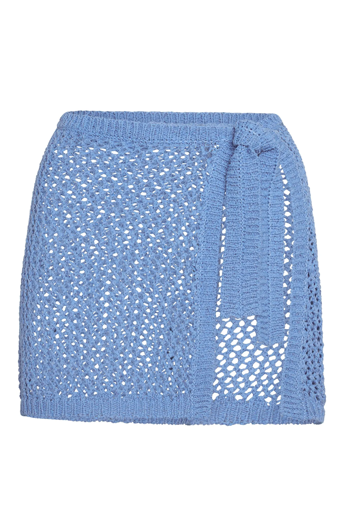 Santa Marta Sarong - Azure Petit Crochet Monday Swimwear