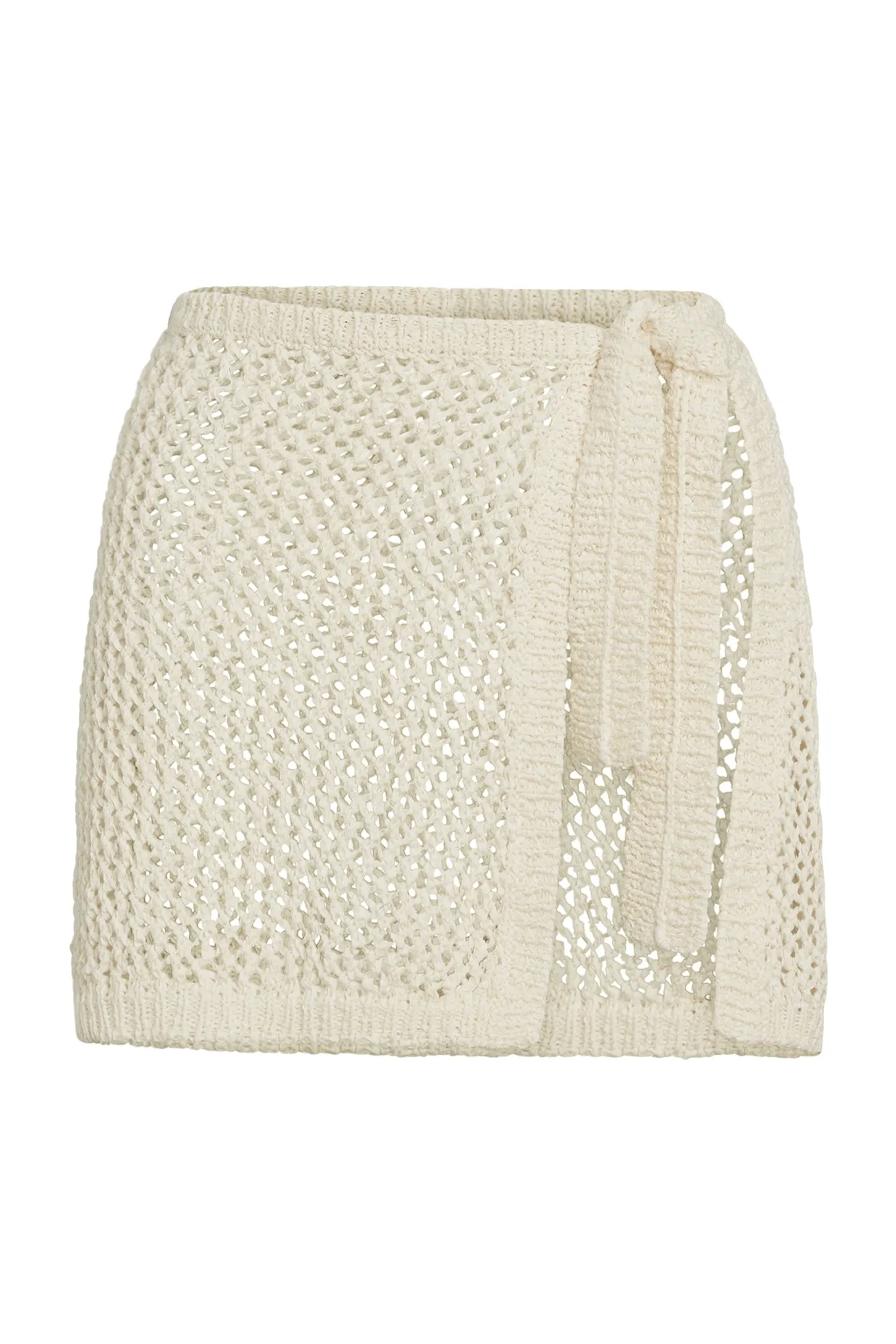 Santa Marta Sarong - Ivory Petit Crochet Monday Swimwear
