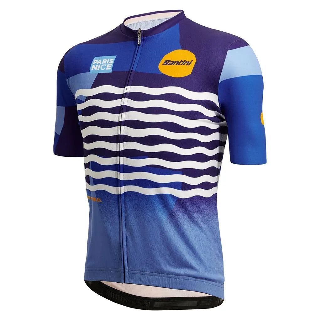 Santini TDF Paris Nice Mens Cycling Jersey (Print)