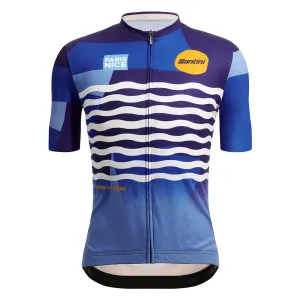 Santini TDF Paris Nice Mens Cycling Jersey (Print)
