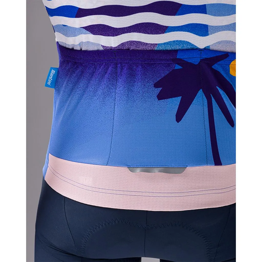 Santini TDF Paris Nice Mens Cycling Jersey (Print)
