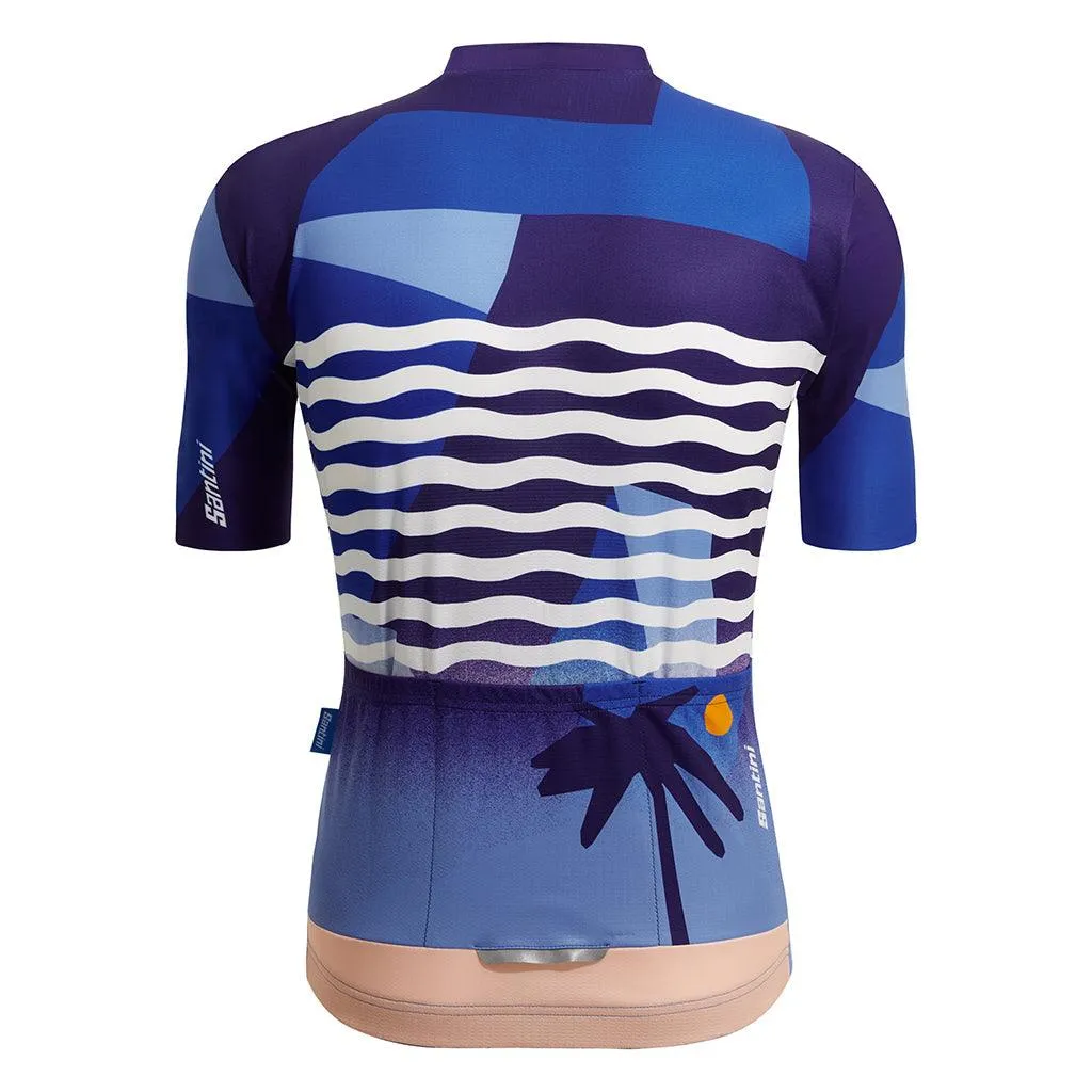 Santini TDF Paris Nice Mens Cycling Jersey (Print)