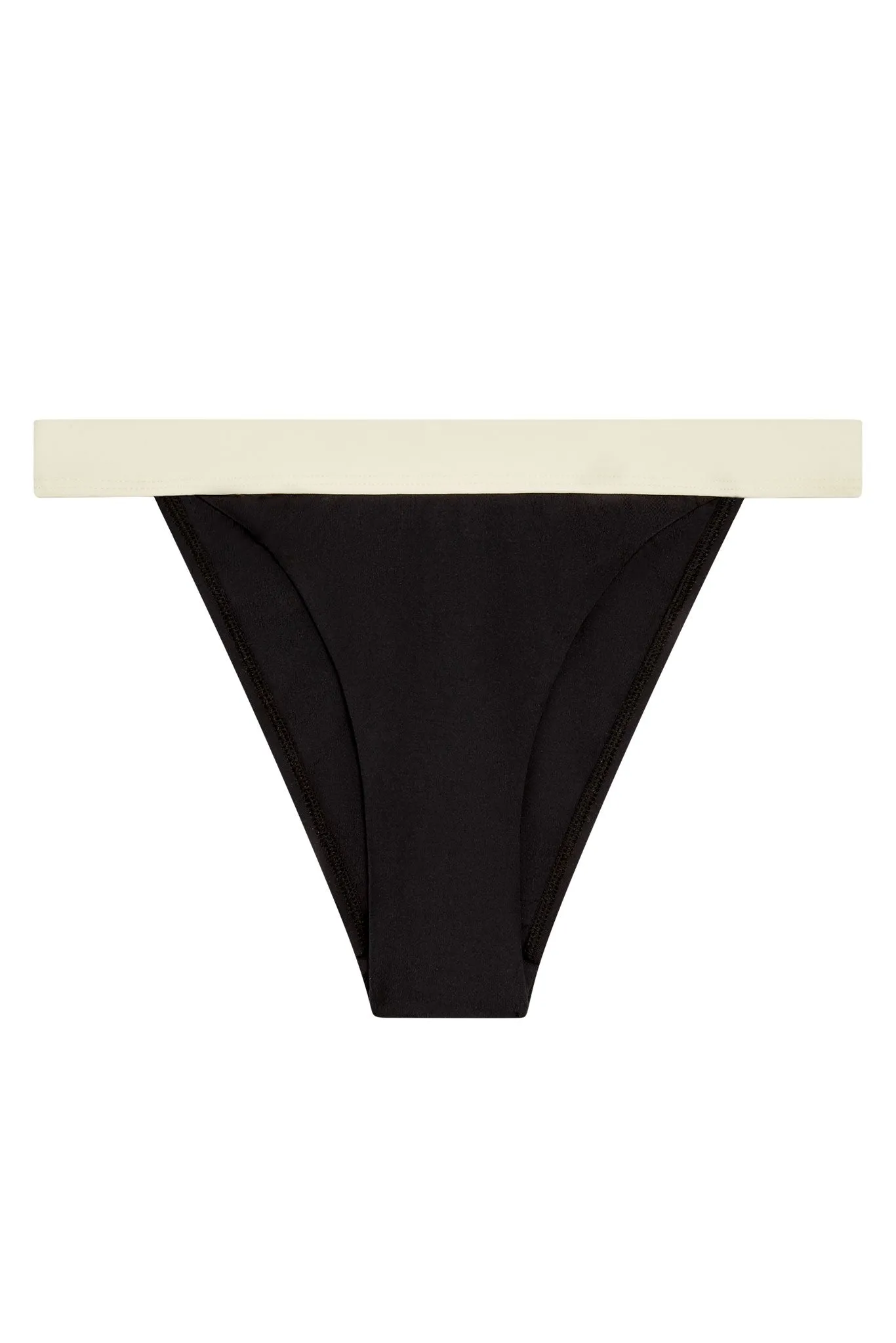 Santorini Bottom - Black/Ivory Monday Swimwear