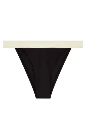 Santorini Bottom - Black/Ivory Monday Swimwear