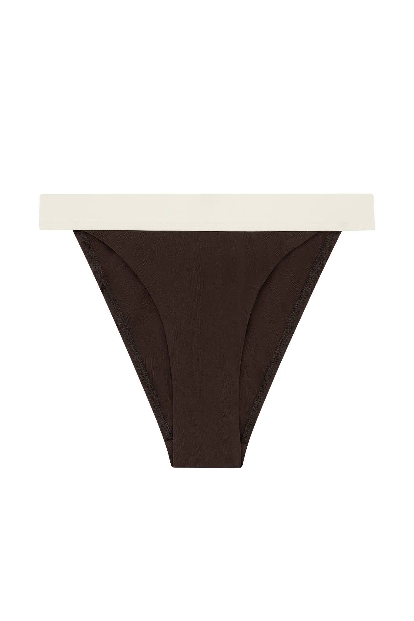 Santorini Bottom - Espresso/Ivory Monday Swimwear