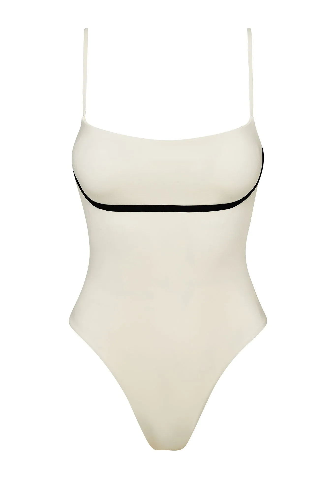 Sausalito One Piece - Ivory/Black Monday Swimwear