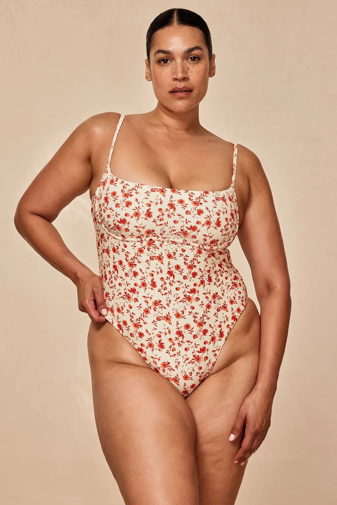 Sausalito One Piece - Sunrise Floral Monday Swimwear