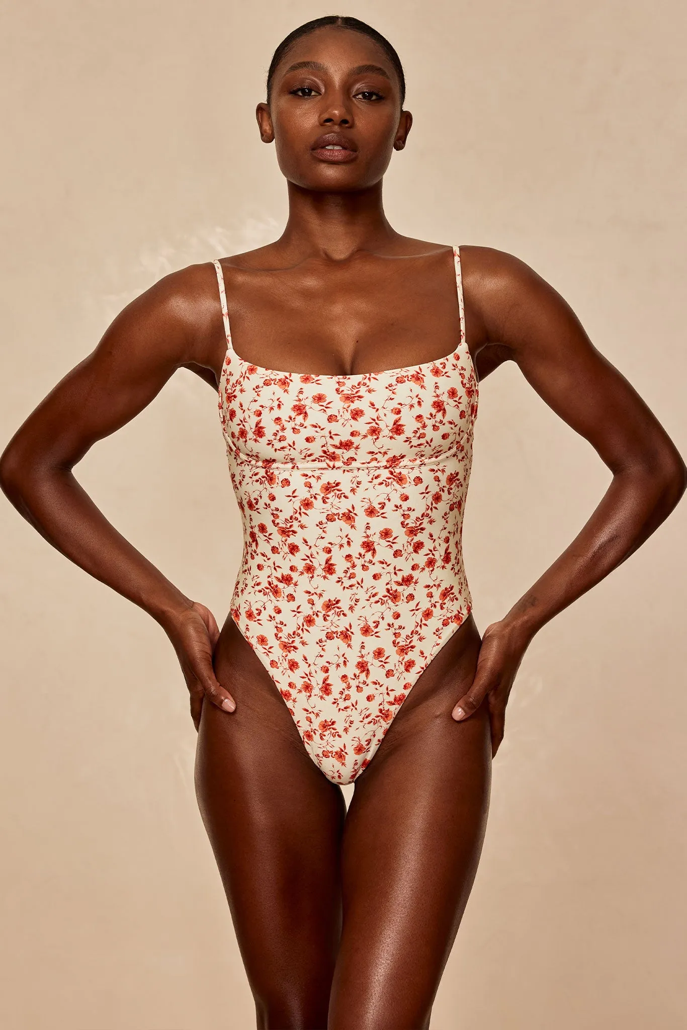 Sausalito One Piece - Sunrise Floral Monday Swimwear