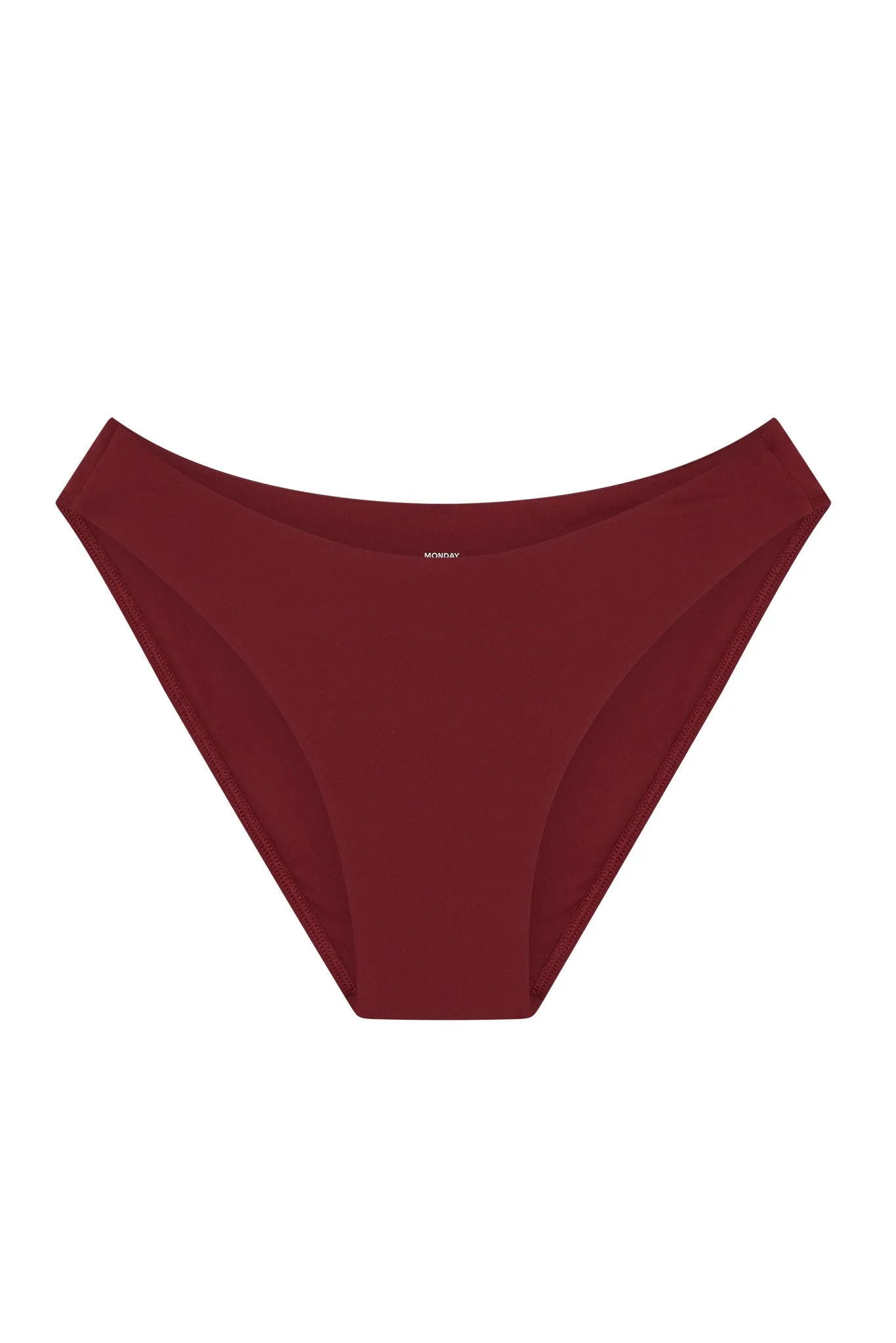 Seychelles Bottom - Burgundy (Modest Coverage) Monday Swimwear