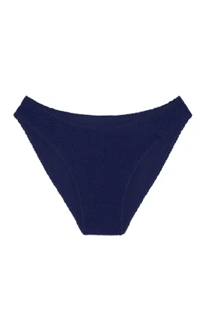 Seychelles Bottom - Midnight Crinkle (Modest Coverage) Monday Swimwear
